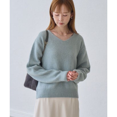 ロペピクニック ROPE' PICNIC FOX BLEND Vネックニットプルオーバー （ベージュ系（28））｜詳細画像