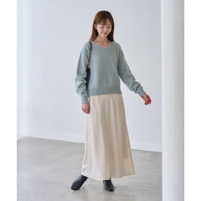 ロペピクニック ROPE' PICNIC FOX BLEND Vネックニットプルオーバー （ベージュ（27））｜詳細画像