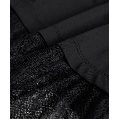 ロペピクニック ROPE' PICNIC (毛が落ちやすい)裾切替レースロングスリーブTシャツ （ブラック（01））｜詳細画像