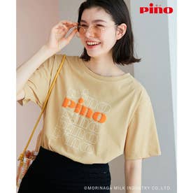 【Pino meets ROPE' PICNIC】PinoロゴひんやりTシャツ （ベージュ（27））