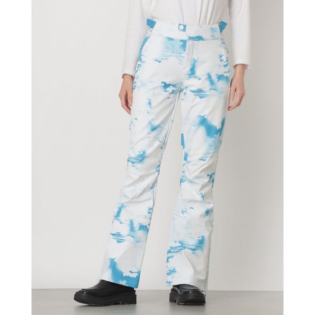 CHLOE KIM PT 15K SKINNY FIT シェルパンツ （ブルー×ホワイト）