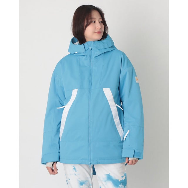 CHLOE KIM JK 15K REGULAR FIT スノーボードウエア （ブルー×ホワイト）