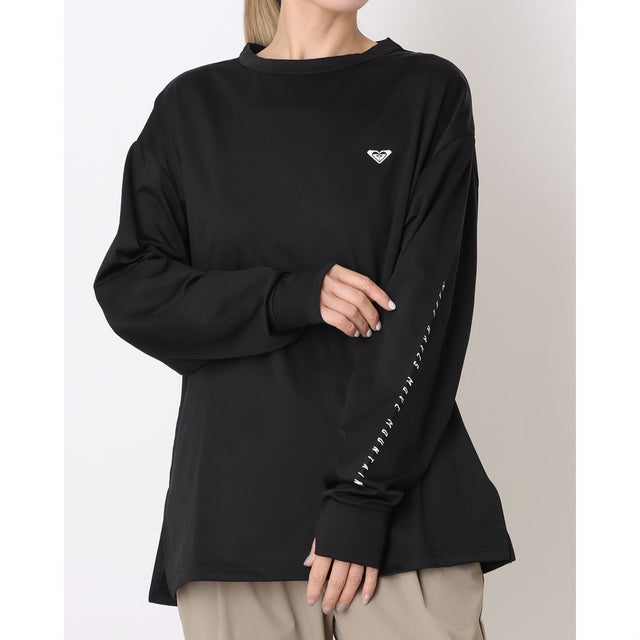 レディース マリン ラッシュガード HISTORICAL LOGO L/S RLY261036 （BLK）