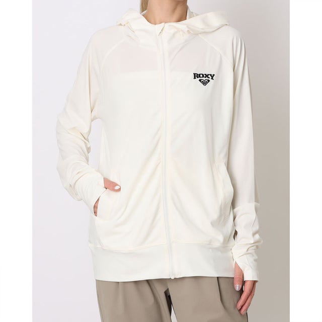 レディース マリン ラッシュガード WAVE CLUB HOODIE RLY261665A （WHT）