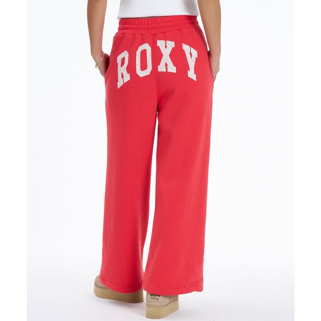 ロングパンツ レディース スウェット パンツ ロゴ PACIFIC （RED）