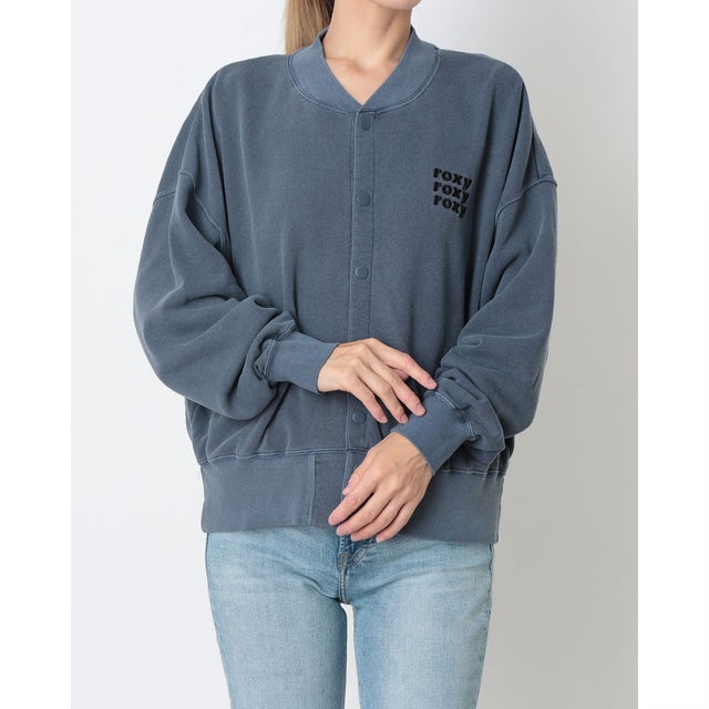 レディース アウトドアカジュアル スウェットフルジップ SALT FADE VARSITY RZP264634A （NVY）