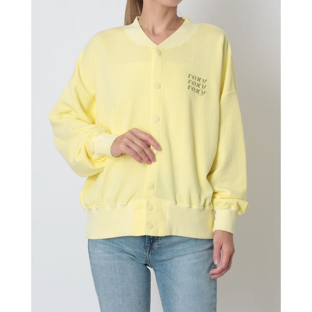 レディース アウトドアカジュアル スウェットフルジップ SALT FADE VARSITY RZP264634A （LIM）
