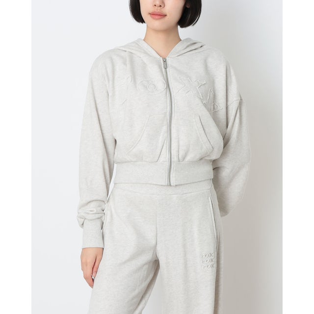 アウトドアカジュアル スウェットフルジップ SALT FADE ZIP （コンクリート）