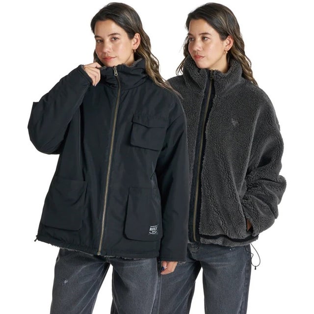ジャケット レディース リバーシブル ボア BITTERSWEET RJK264042 （BLK）