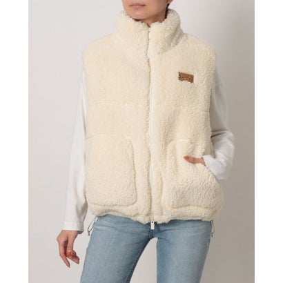 レディース アウトドアカジュアル ベスト TEDDY BOA VEST RJK264039 （NAT）｜詳細画像
