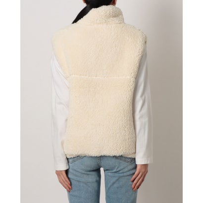 レディース アウトドアカジュアル ベスト TEDDY BOA VEST RJK264039 （NAT）｜詳細画像