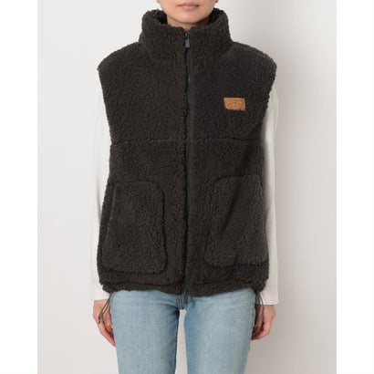 レディース アウトドアカジュアル ベスト TEDDY BOA VEST RJK264039 （CHA）｜詳細画像