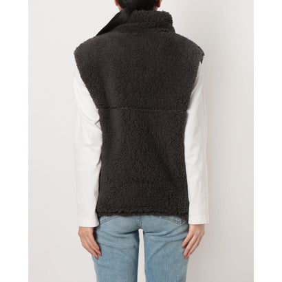レディース アウトドアカジュアル ベスト TEDDY BOA VEST RJK264039 （CHA）｜詳細画像