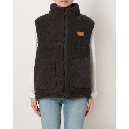 レディース アウトドアカジュアル ベスト TEDDY BOA VEST RJK264039 （CHA）｜詳細画像