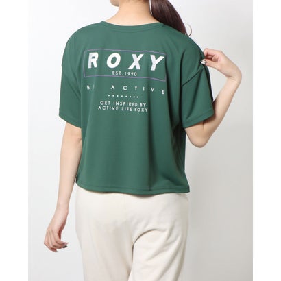 ロキシー ROXY UP BEAT TEE （グリーン）｜詳細画像