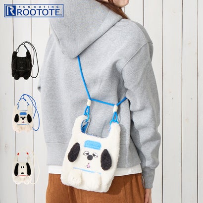 トートバッグ バッグ ショルダーバッグ IP.ルーショッパーミニ.クリプティッド.ピーナッツ-1Q レディース ミニ 斜めがけ 軽量 8538 （アイボリー(01)）｜詳細画像