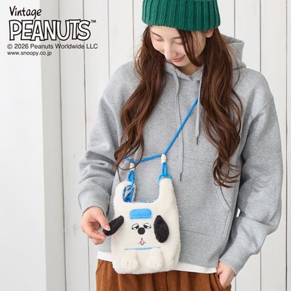 トートバッグ バッグ ショルダーバッグ IP.ルーショッパーミニ.クリプティッド.ピーナッツ-1Q レディース ミニ 斜めがけ 軽量 8538 （アイボリー(01)）｜詳細画像
