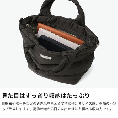 トートバッグ レディース 小さめ ブランド ミニトート 軽量 肩掛け 斜めがけ ショルダー キルティング コンパクト フェザールー FEATHER ROO FE.デリ.モデレートーB 3755 （シルバー）｜詳細画像