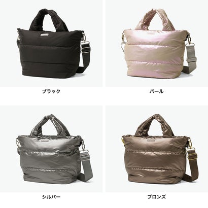 トートバッグ レディース 小さめ ブランド ミニトート 軽量 肩掛け 斜めがけ ショルダー キルティング コンパクト フェザールー FEATHER ROO FE.デリ.モデレートーB 3755 （ブロンズ）｜詳細画像