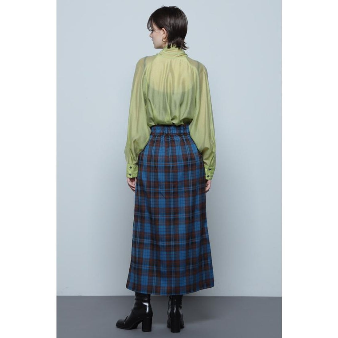 ローズバッド ROSE BUD シアーボウタイブラウス （ライトグリーン 