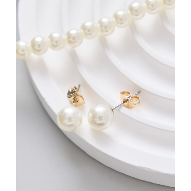 ワンパールピアス （ゴールド（90））