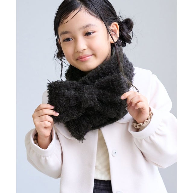 【KIDS/キッズ】日本製リボンティペット （チャコール（06））