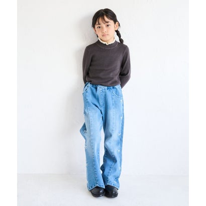 【KIDS/キッズ】アンチピリングフリルニットプルオーバー/リンクコーデ （チャコール（06））｜詳細画像