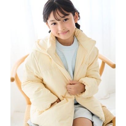 ロペピクニックキッズ ROPE' PICNIC KIDS 【KIDS/キッズ】GREEN DOWN MINOTECH ショートダウンジャケット/フード取り外し （ブラック（01））｜詳細画像