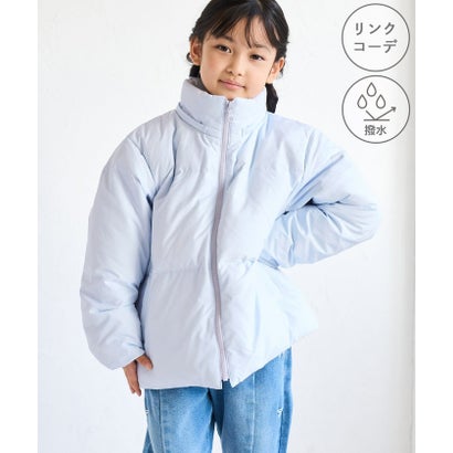 ロペピクニックキッズ ROPE' PICNIC KIDS 【KIDS/キッズ】GREEN DOWN MINOTECH ショートダウンジャケット/フード取り外し （サックス（48））｜詳細画像