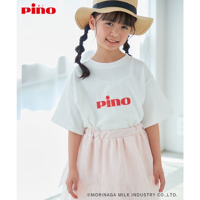 
                    【KIDS】【Pino meets ROPE' PICNIC】PinoロゴひんやりTシャツ （ホワイト（10））