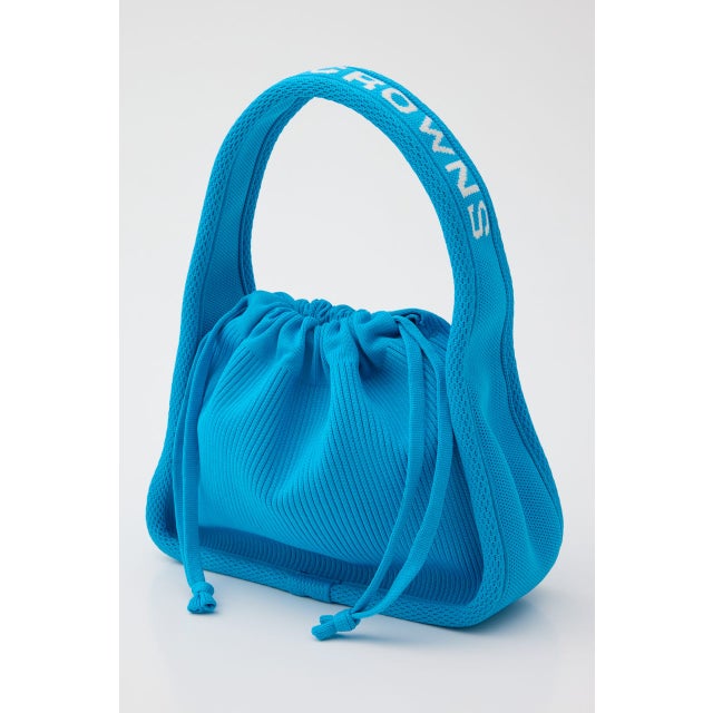 ニットハンドバッグ BLU