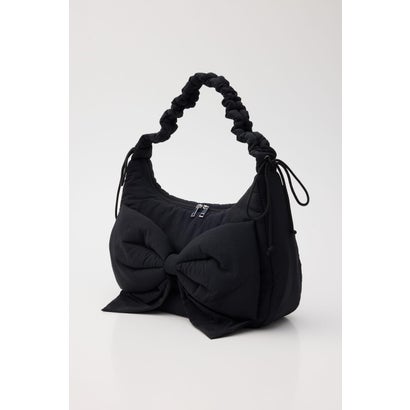 リボンビッグラウンドショルダー BLK｜詳細画像