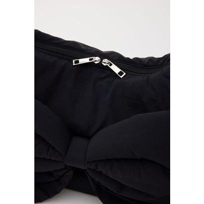 リボンビッグラウンドショルダー BLK｜詳細画像