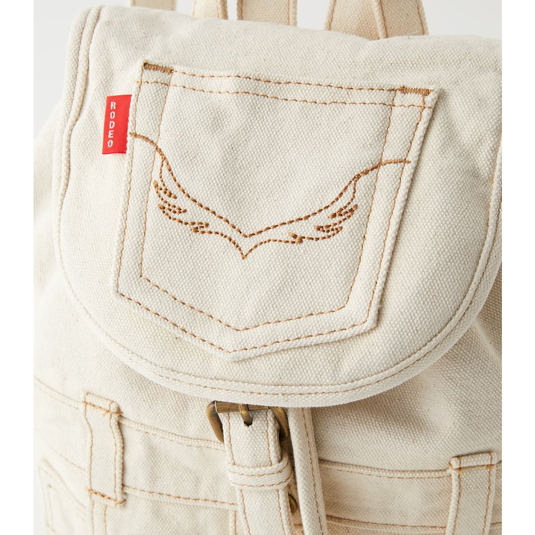 RODEO CROWNS WIDE BOWL DENIM リメイクライクリュック O/WHT1 
