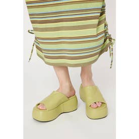 VOLUME SOLE SANDALS LIME