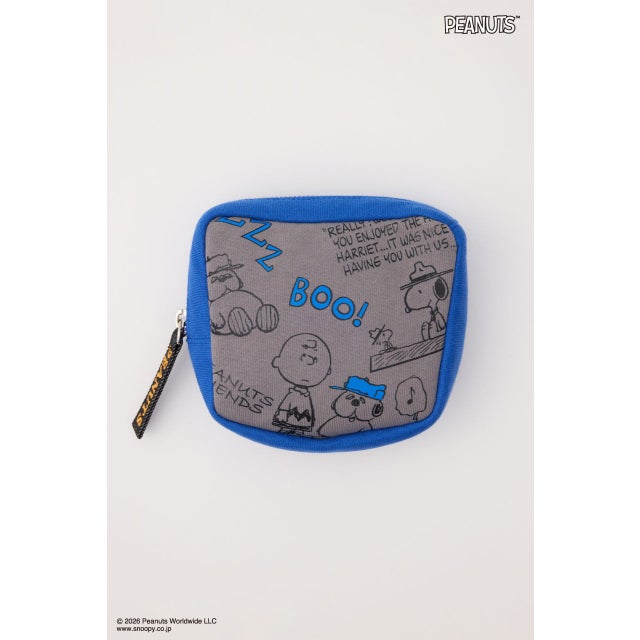 (PEANUTS)デニムポケットポーチ BLU