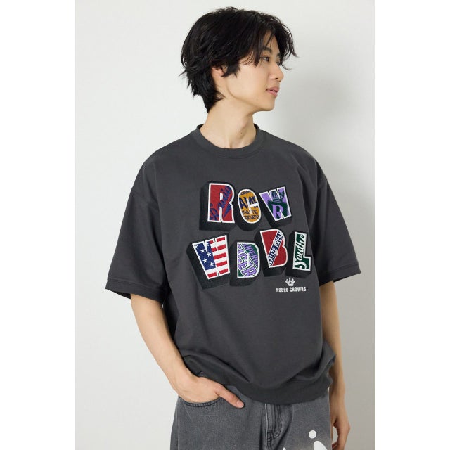 decoration半袖スウェット D/C.GRY3