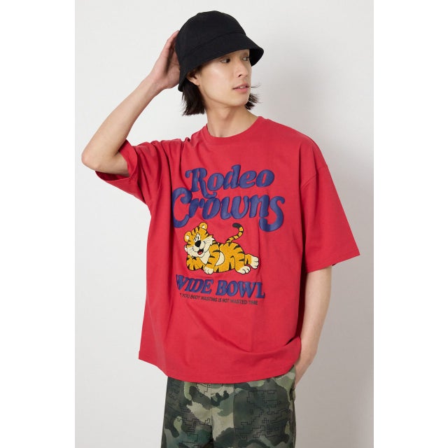 NOT WASTED Tシャツ RED
