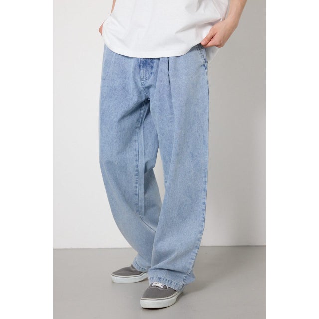 Coolist Denim ワイドパンツ L/BLU1