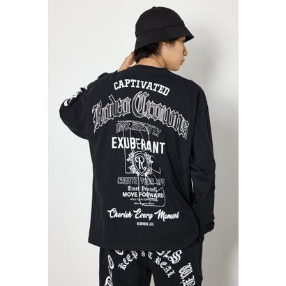 Gothic ロングスリーブTシャツ BLK｜詳細画像