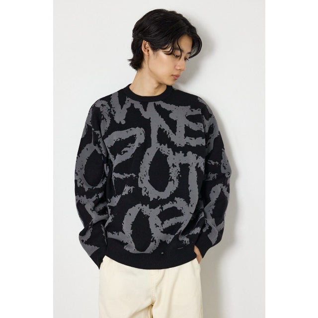 グラフティロゴニット BLK