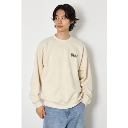 ポンチスエードバックロゴスウェット GRY｜詳細画像