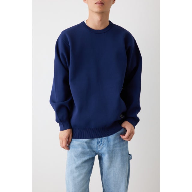 
                    AーLIGHT KNIT メンズロゴ トップス NVY