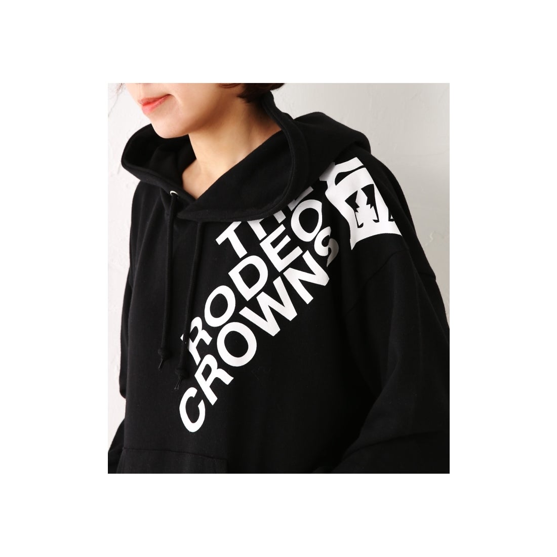 RODEO CROWNS WIDE BOWL スラッシュロゴパーカー ピンク -ファッション 