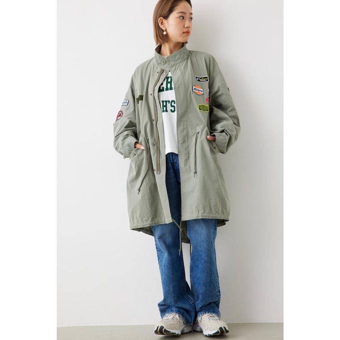 RODEO CROWNS WIDE BOWLモッズコート UNISEXカスタムリメイクモッズ 