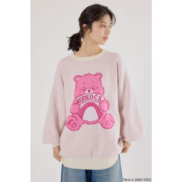 (Care Bears) カラーニットトップス O/WHT1