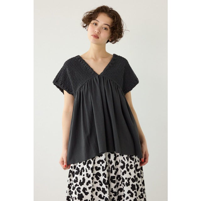 シャーリングトップス C.GRY