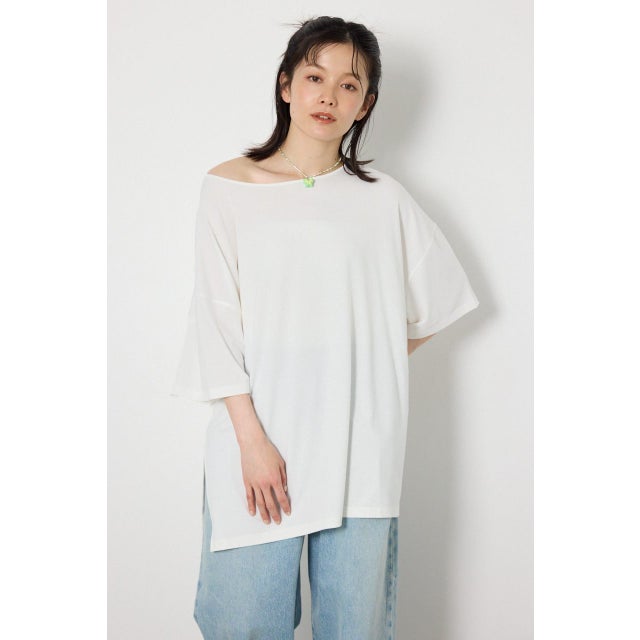 T/Fワンショルダールーズトップス O/WHT1