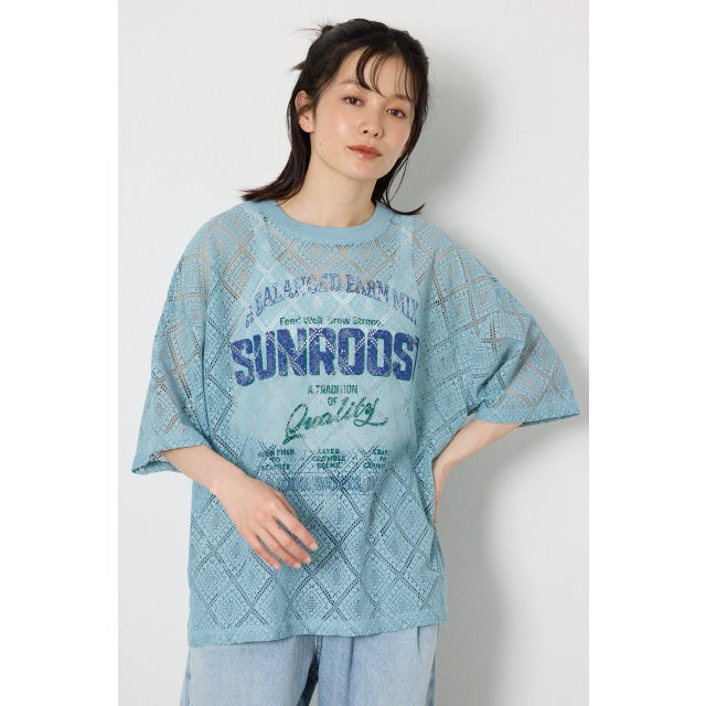 アソートレースTシャツ SAX