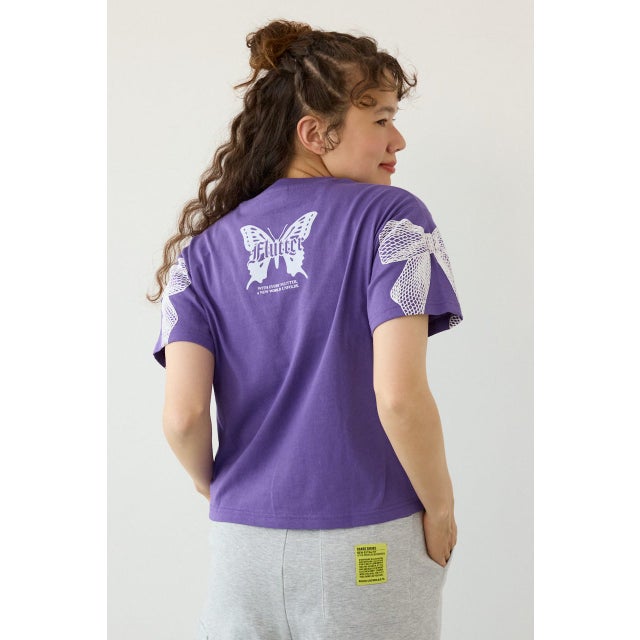 Ribon×Butterfly TEE PUR